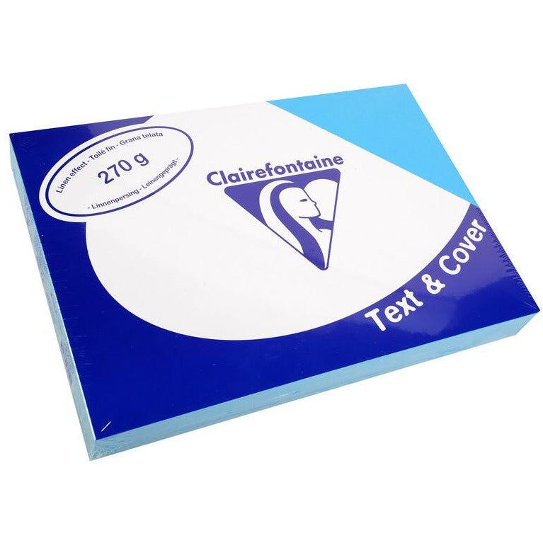 Couvertures toilé fin A4 Bleu Clair (100) -20% - GEO Gabon Shop Online