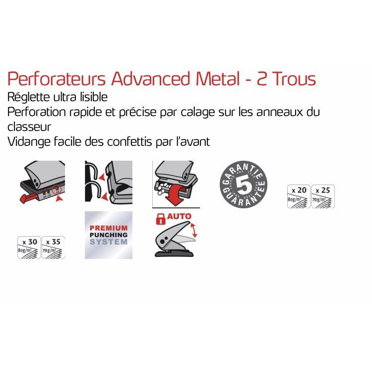 Perforateur Office 2 trous 20/25F -20% - GEO Gabon Shop Online 