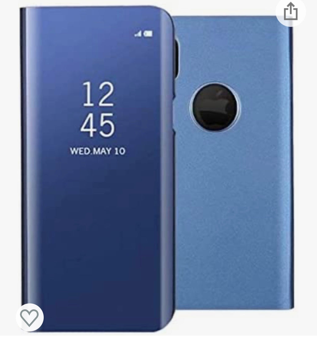 Coque Effet miroir Clear View Bleu IPhone 11 ou XR -50% - GEO Gabon Shop Online 