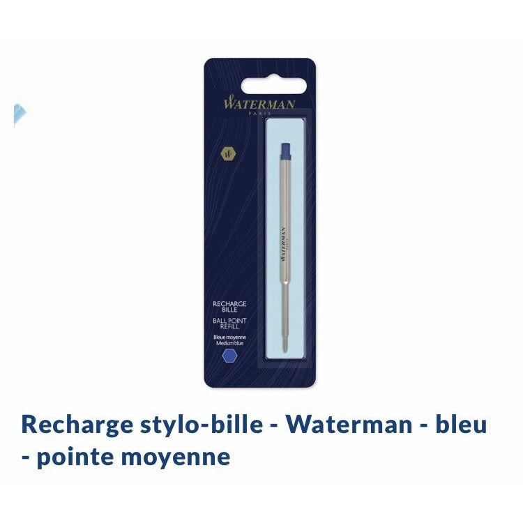Recharge encre bleue Stylo Bille Waterman -50% - GEO Gabon Shop Online
