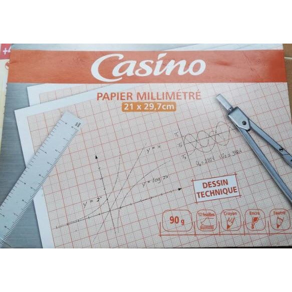 Papier Millimétré A4 21x29.7 12f 90g -20% - GEO Gabon Shop Online 