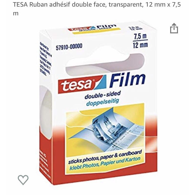 Adhésif double face 12mmx7.5m -25% - GEO Gabon Shop Online 