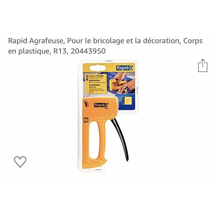 Pistolet Agrafage/Clouteuse HANDY R13 -25% - GEO Gabon Shop Online 