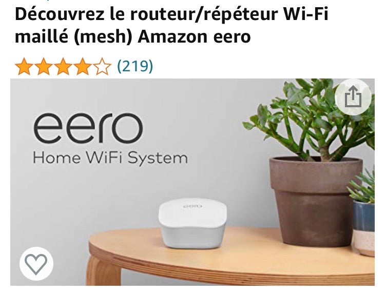 Wifi Routeur/Répéteur Mesh eero -30.000F - GEO Gabon Shop Online 