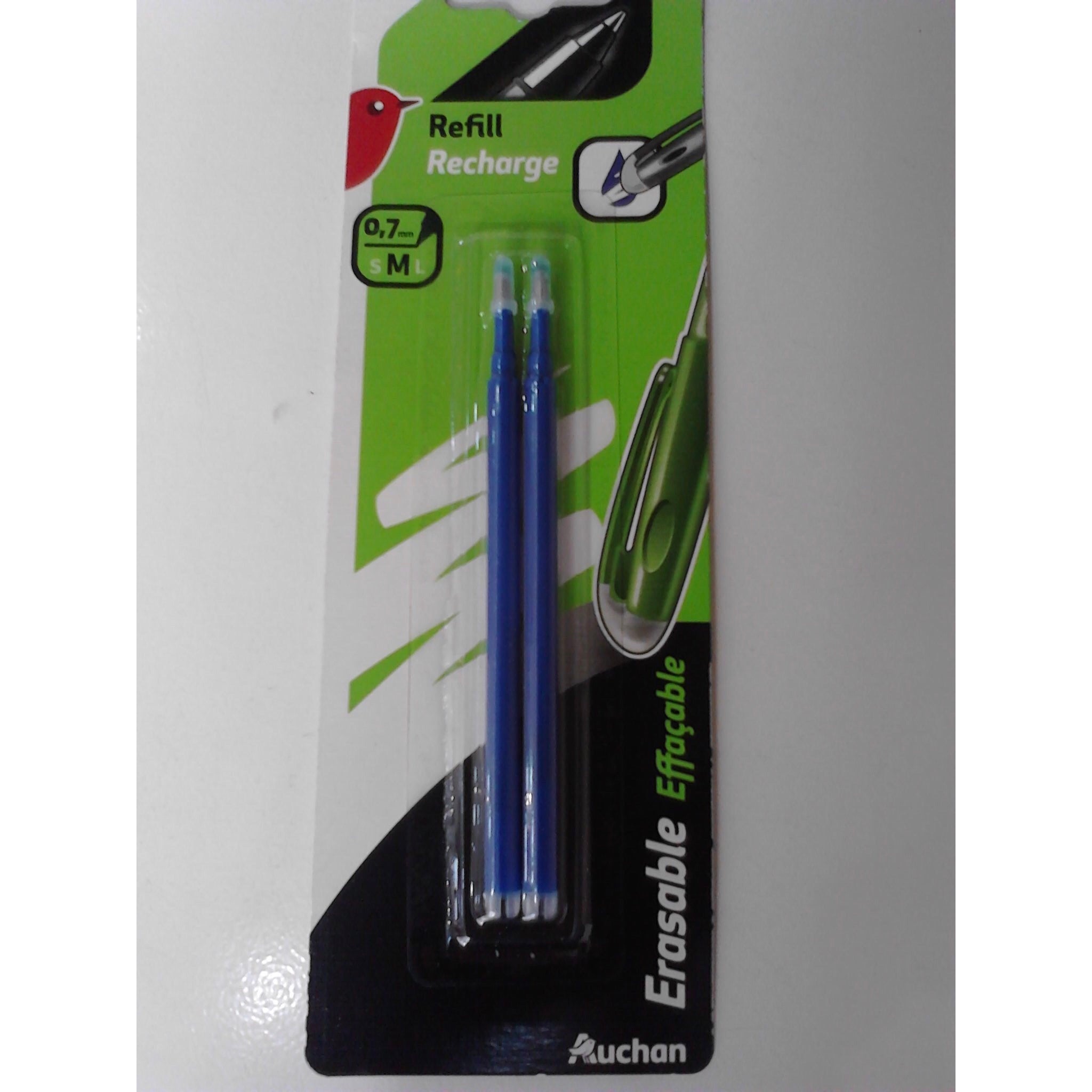 Recharges Encre effaçable 0.7 bleu Blister de 2 -38% - GEO Gabon Shop Online 