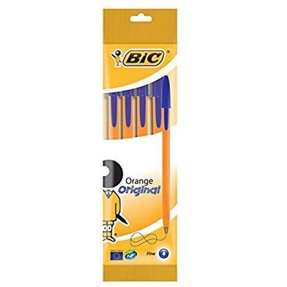 Stylos bille Orange fin sachet de 4 bleus -20% - GEO Gabon Shop Online 