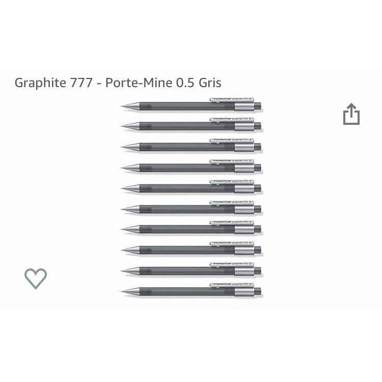 Porte-mines Graphite 0.5 gris -20% - GEO Gabon Shop Online 