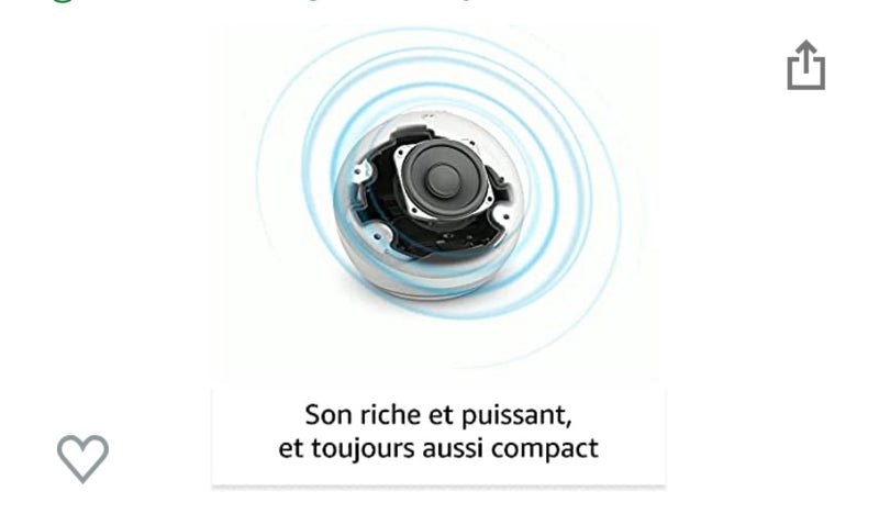 Echo Dot 5 Enceinte Connectée Bleu marine avec Alexa -15.000F