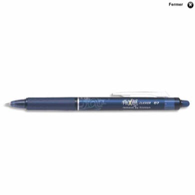 FriXion Ball Clicker 0.7 encre effaçable bleu nuit -20% - GEO Gabon Shop Online 