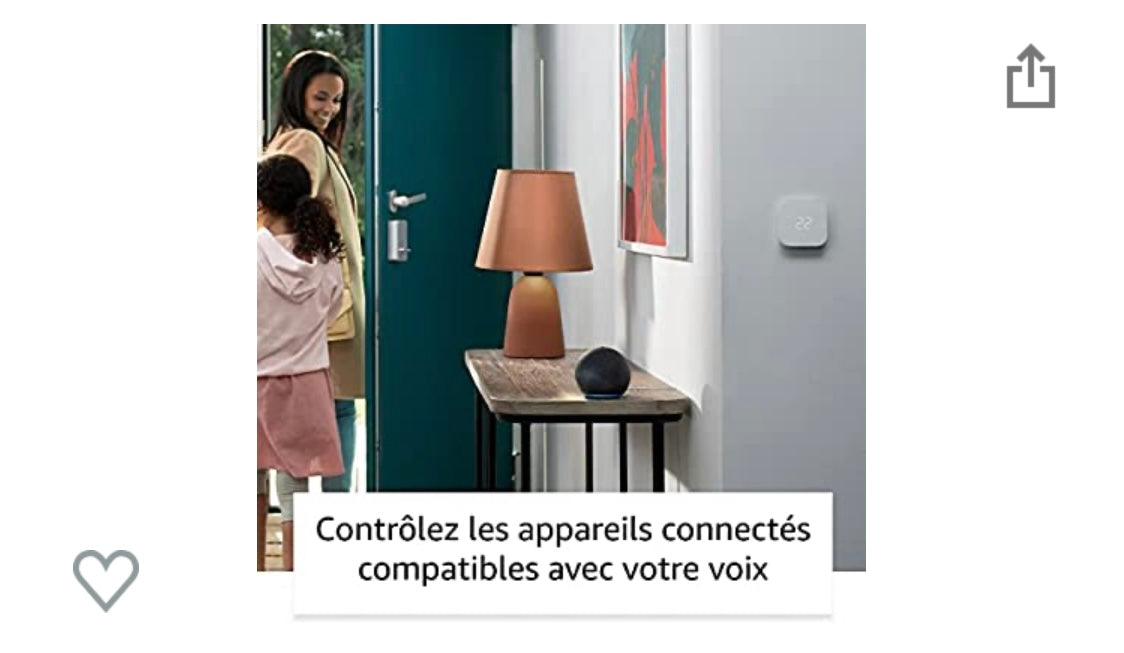 Echo Dot 5 Enceinte Connectée Anthracite avec Alexa -15.000F