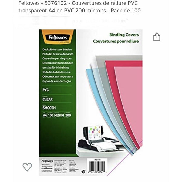 Couvertures pvc A4 Transparent 200microns paquet de 100 -20% - GEO Gabon Shop Online 