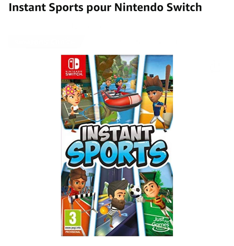 Switch Jeu INSTANT SPORTS -50%