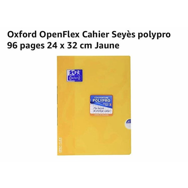 Cahier Open Flex PP 24x32  96p seyes 90g -23% - GEO Gabon Shop Online 
