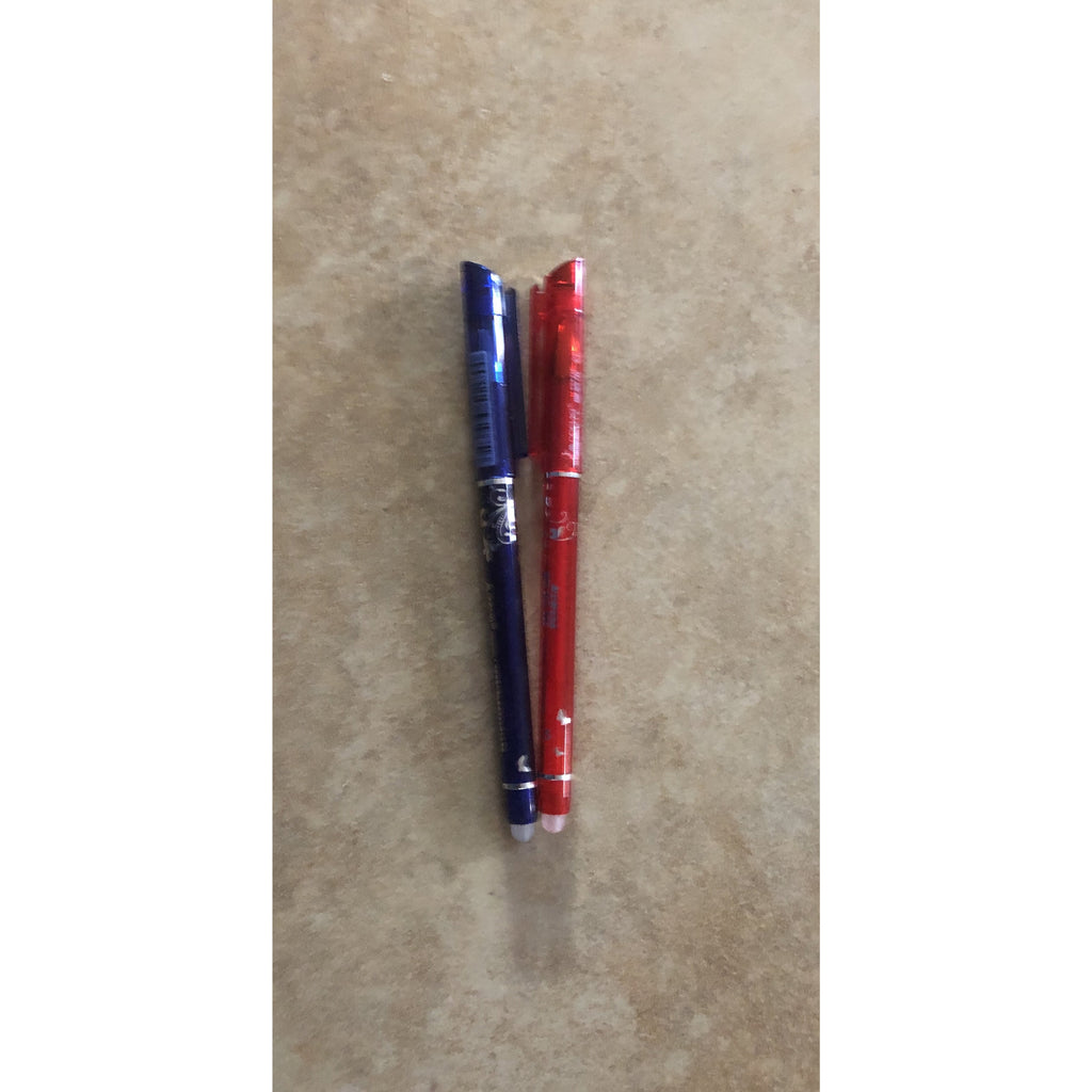 Roller gel 0.5 ODEMEI encre effaçable rouge ou bleue -20% - GEO Gabon Shop Online 