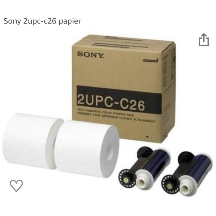 DNP/SONY 2UPC-C26 ensemble pour impression photos couleur - GEO Gabon Shop Online 