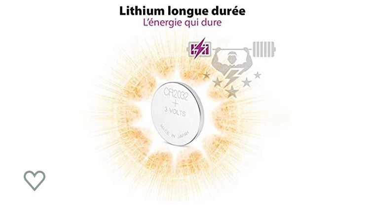 Pile Bouton GP CR2032 3V LITHIUM -25% - GEO Gabon Shop Online 