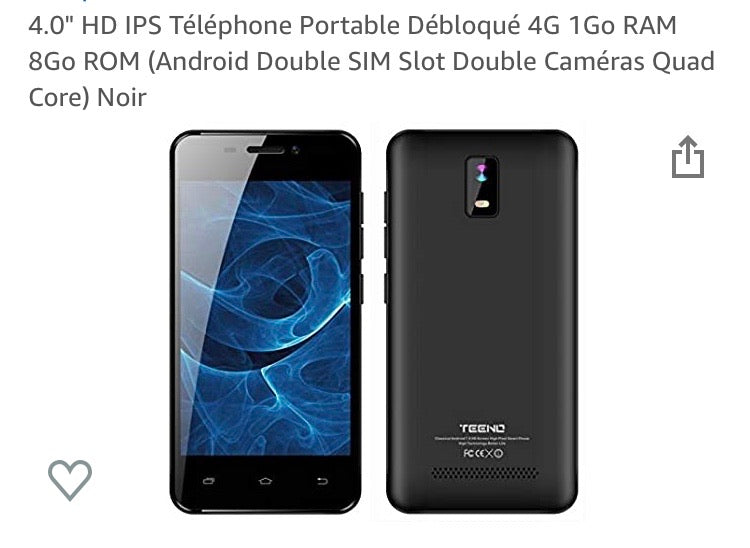 Smartphone S11 4g/Lte dual Sim -Promotion !!! - GEO Gabon Shop Online
