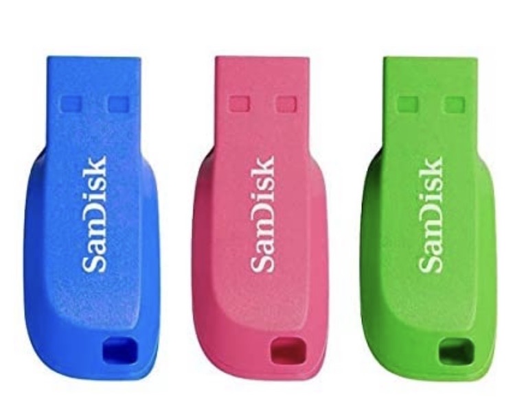 Clé USB 16 Gb 2.0 SanDisk Cruzer Blade blister de 3 -Destockage !!! - GEO Gabon Shop Online 