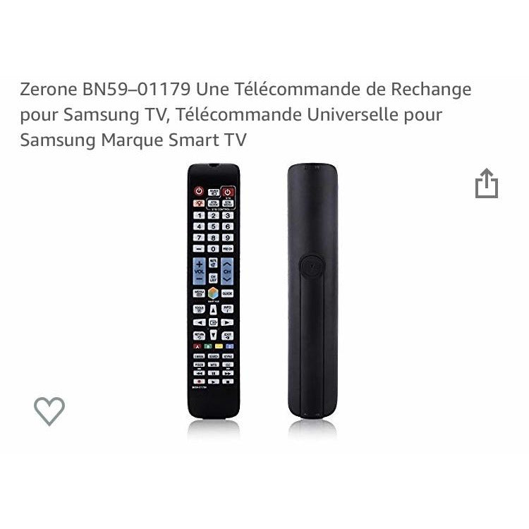 Télécommande téléviseur Samsung -25% - GEO Gabon Shop Online 