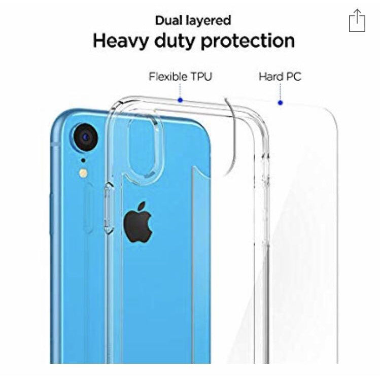 Coque transparente avec Bumper iPhone XR -50% - GEO Gabon Shop Online 
