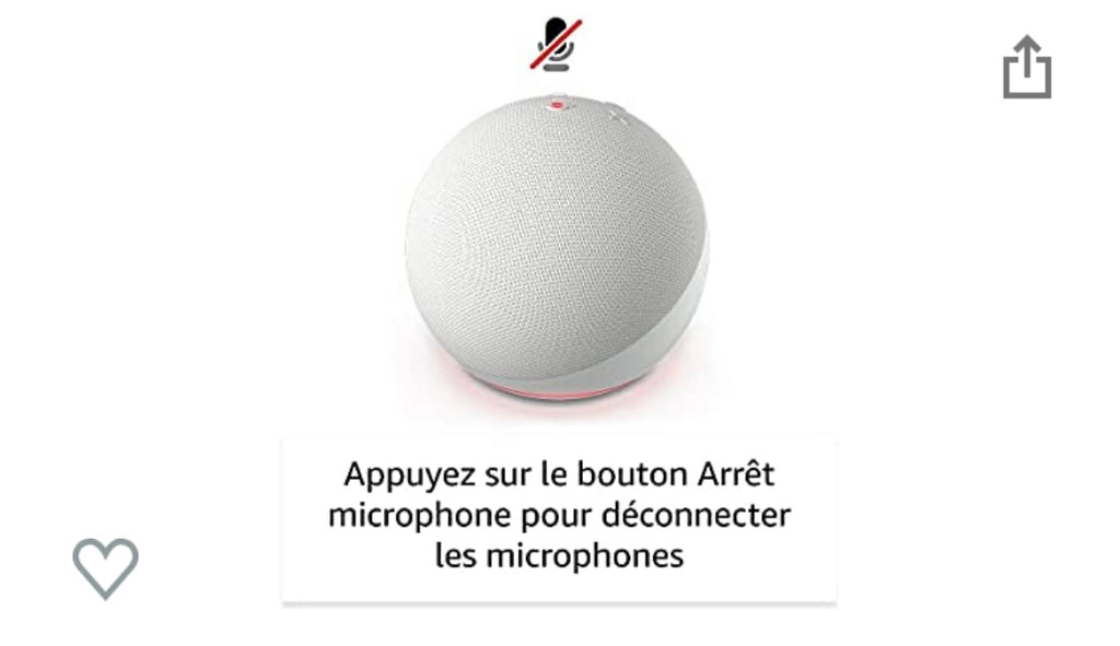 Echo Dot 5 Enceinte Connectée Anthracite avec Alexa -15.000F