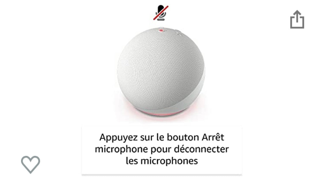 Echo Dot 5 Enceinte Connectée Anthracite avec Alexa -15.000F