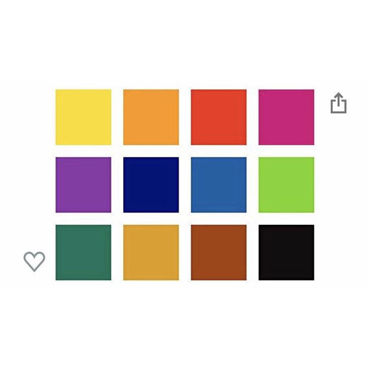 Aquarelle 12 Godets + 1 Pinceau + 1 Tube gouache blanc -20% - GEO Gabon Shop Online 