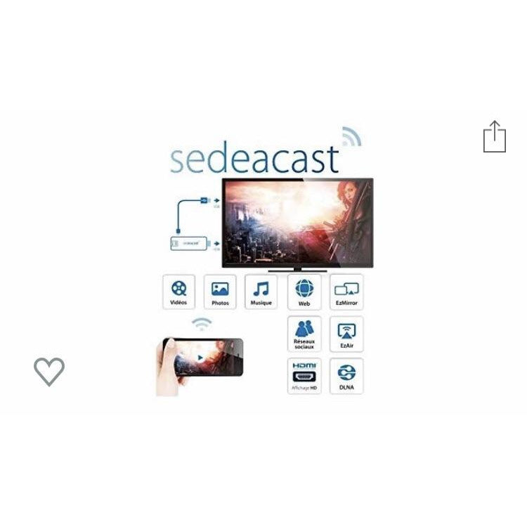 Clé HDMI Wifi SEDEACAST 2 -50% - GEO Gabon Shop Online 