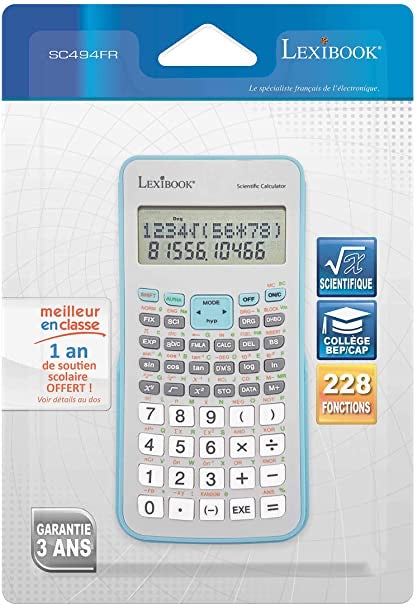 Calculatrice scientifique SC494FR (Collège/Bep/Cap) -32% - GEO Gabon Shop Online 