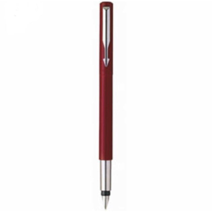 Stylo Plume Parker Vector encre bleue corps rouge -50% - GEO Gabon Shop Online 