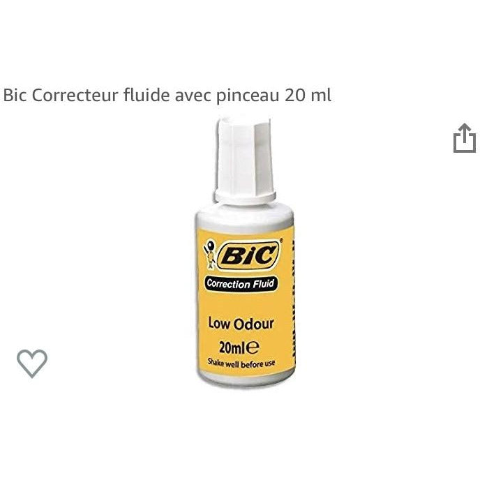 Correcteur liquide 20ml avec pinceau -33% - GEO Gabon Shop Online 