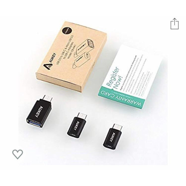 Adaptateurs USB C -> USB A (1) & USB C -> Micro USB (2) -50% - GEO Gabon Shop Online 