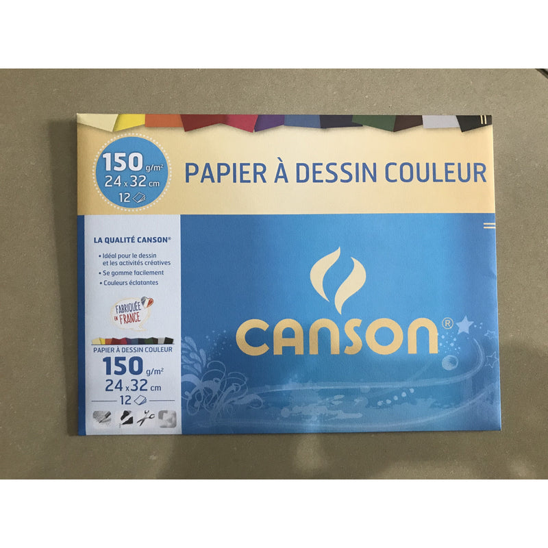 Papier Dessin coul A4 maxi 24x32 12f 150g -20% - GEO Gabon Shop Online 