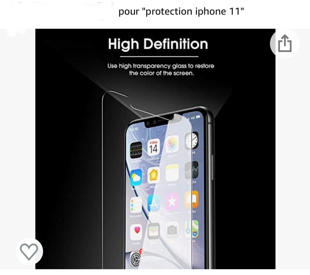 Coque Protection Iphone XR/11 + Verre Protection Écran -25% - GEO Gabon Shop Online 