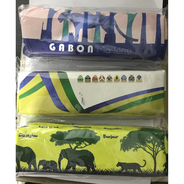 Trousse Gabon rectangulaire 1 zip -33% - GEO Gabon Shop Online 