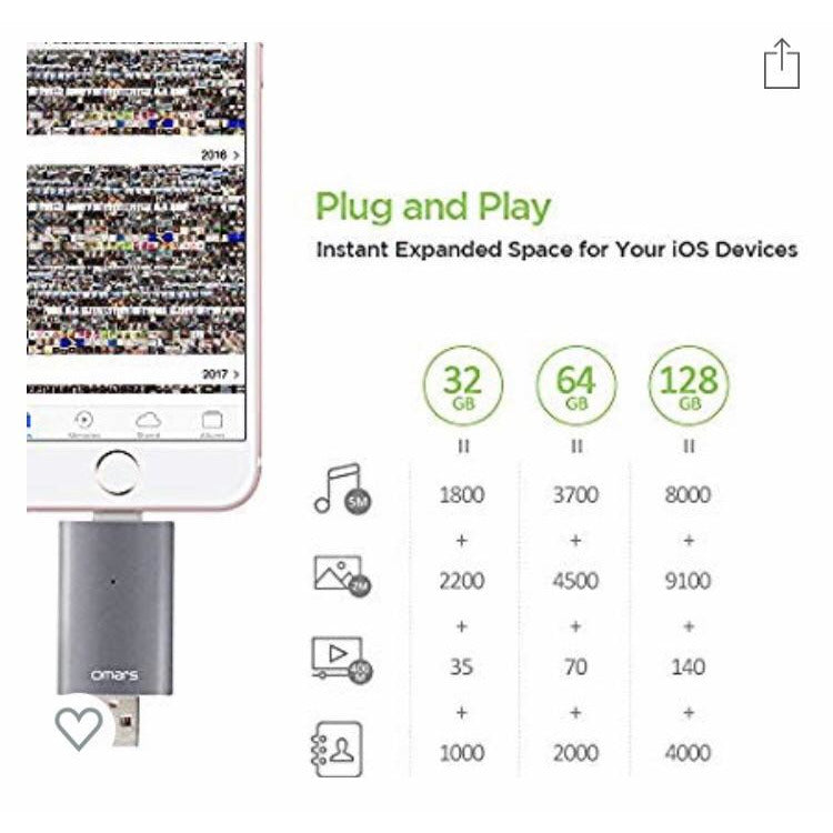 LIGHTNING Clé Multifonctions 64 Gb Usb/Lightning -50% - GEO Gabon Shop Online 