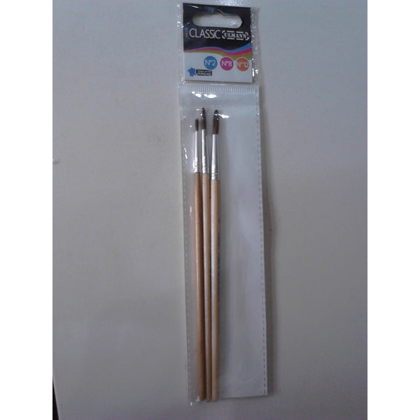 Pinceaux Ronds 2/8/12 set de 3 -20% - GEO Gabon Shop Online 