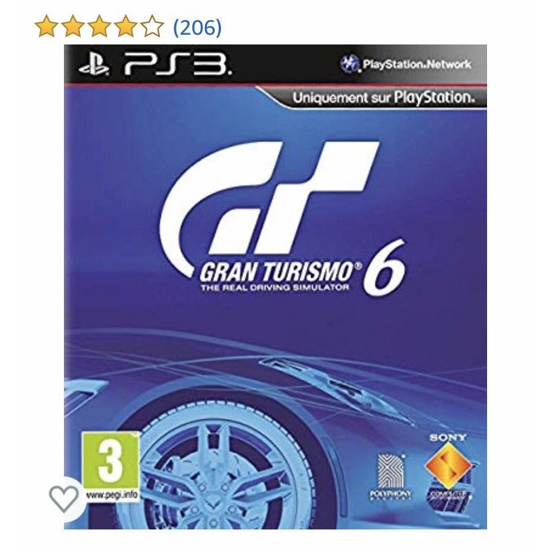 PS3 Jeu GRAN Turismo 6 -Destockage !!! - GEO Gabon Shop Online 