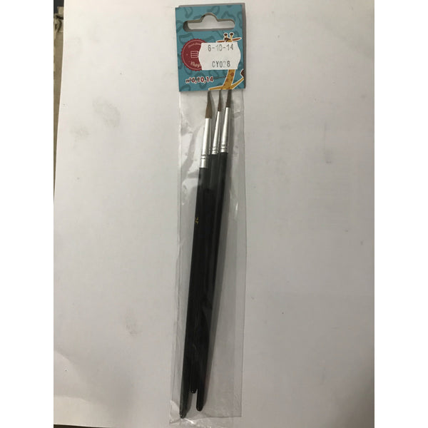 Pinceaux Ronds 6/10/14 set de 3 -20% - GEO Gabon Shop Online 