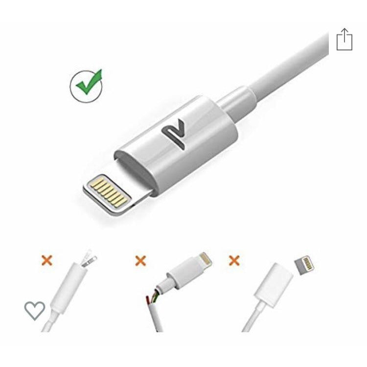 Câble LIGHTNING 1m haute qualité -20% - GEO Gabon Shop Online 