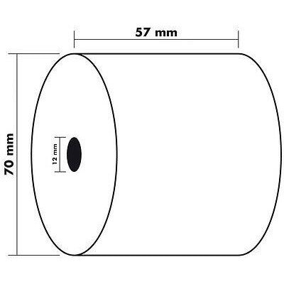 Bobine Papier 1 pli 57x70x12 -20% - GEO Gabon Shop Online 