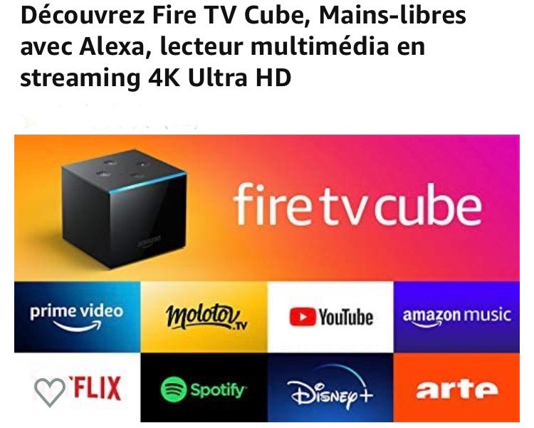 Promotion Fire TV Cube 4K + Câble HDMI -29.000F - GEO Gabon Shop Online 