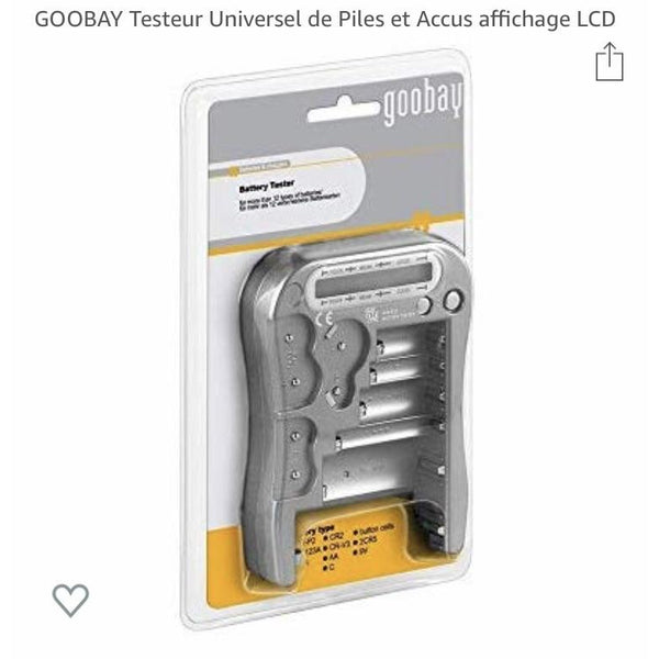 Testeur universel de piles -50% - GEO Gabon Shop Online 