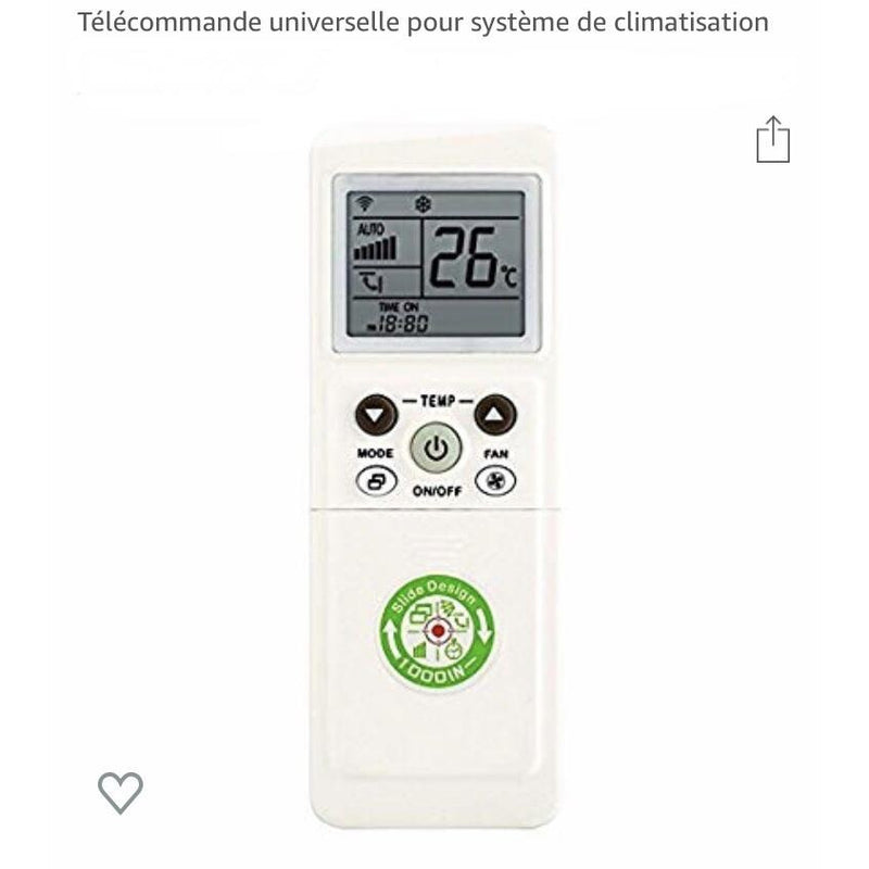 Télécommande Universelle A/C Splits System -20% - GEO Gabon Shop Online 