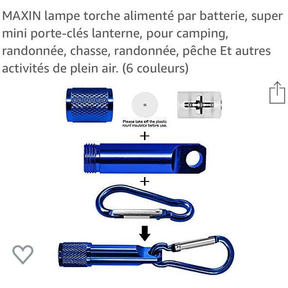 Mini lampe-torche Leds Porte-Clés -40% - GEO Gabon Shop Online 