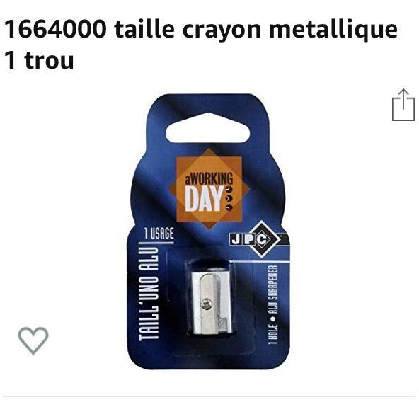 Taille-crayons Métal 1 usage -290F - GEO Gabon Shop Online 