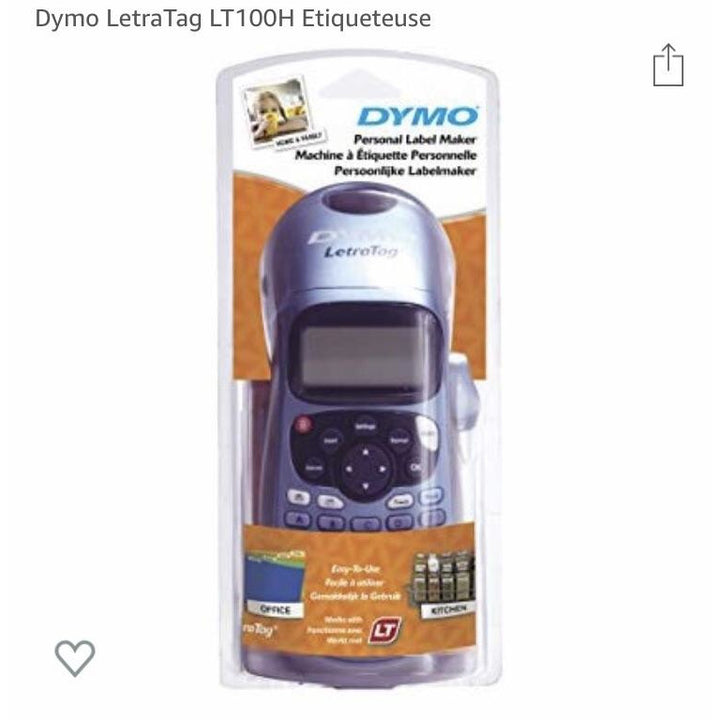 DYMO Letratag LT100H Etiqueteuse Bleue 12mm -20% - GEO Gabon Shop Online 