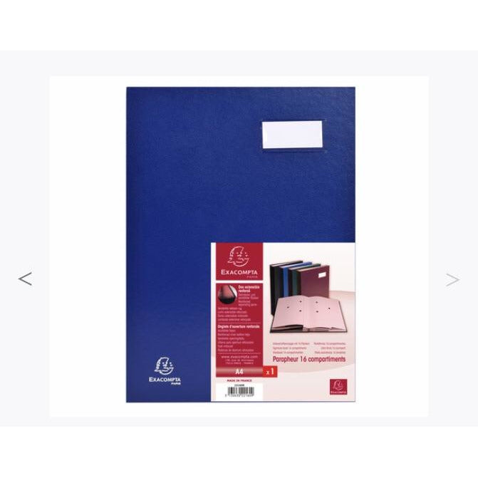 Parapheur Direction dos à soufflets A4+ 16 comp -20% - GEO Gabon Shop Online 