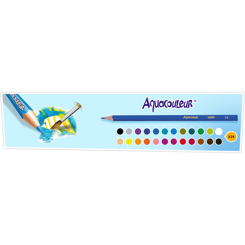 Crayons de couleur KIDS aquarellables étui de 24 -33% - GEO Gabon Shop Online 