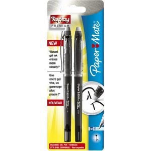 Stylos Roller médium 0.7 Replay Premium encre bleue blister de 2 -40% - GEO Gabon Shop Online 